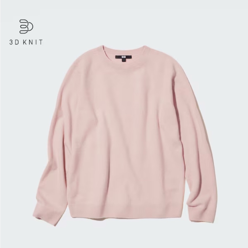 Uniqlo Women's Blush Crew Neck Sweater
